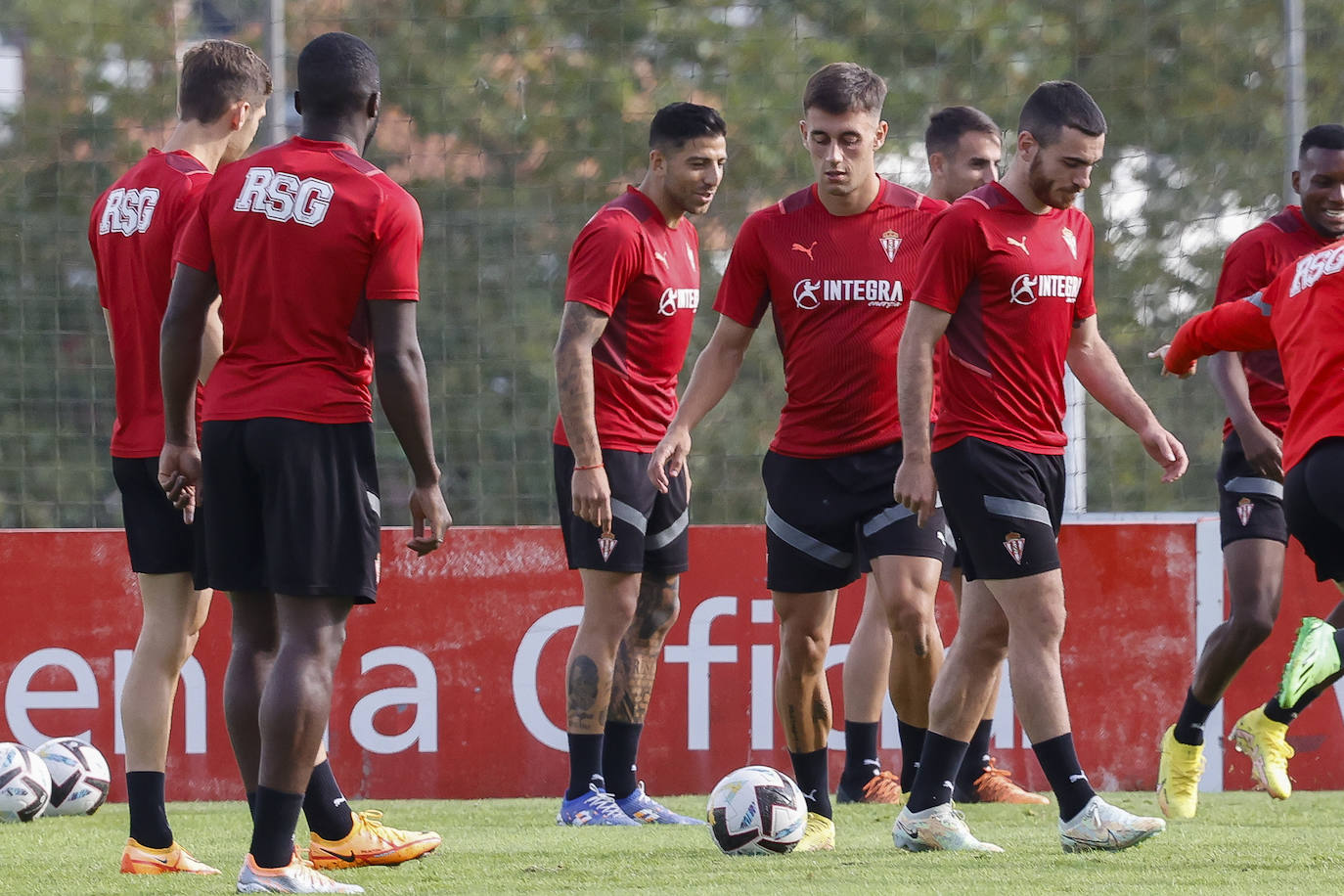 Fotos: Entrenamiento del Sporting (15-09-22)