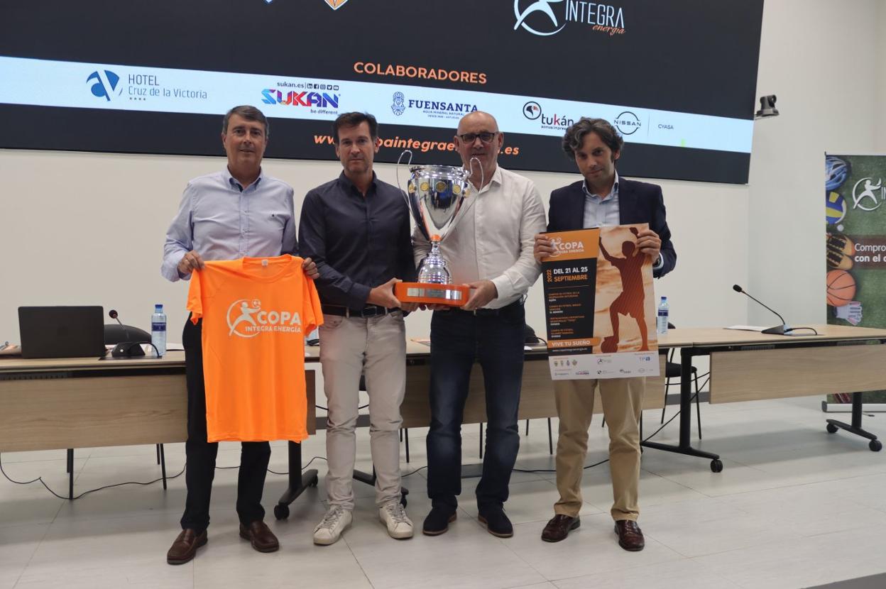 Presentación de la Copa, ayer, en la sede de la Federación. 