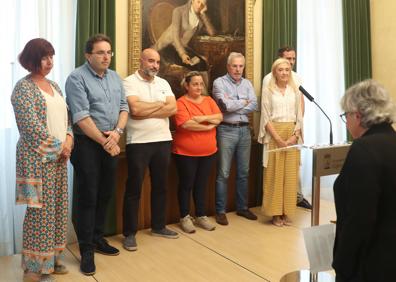 Imagen secundaria 1 - Ana González, tras anunciar que no se presentará a las primarias: «Feliz no estoy. Quería ganar»