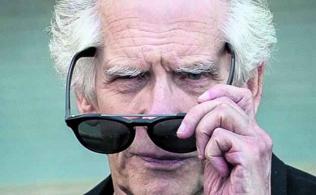 David Cronenberg en San Sebastián.