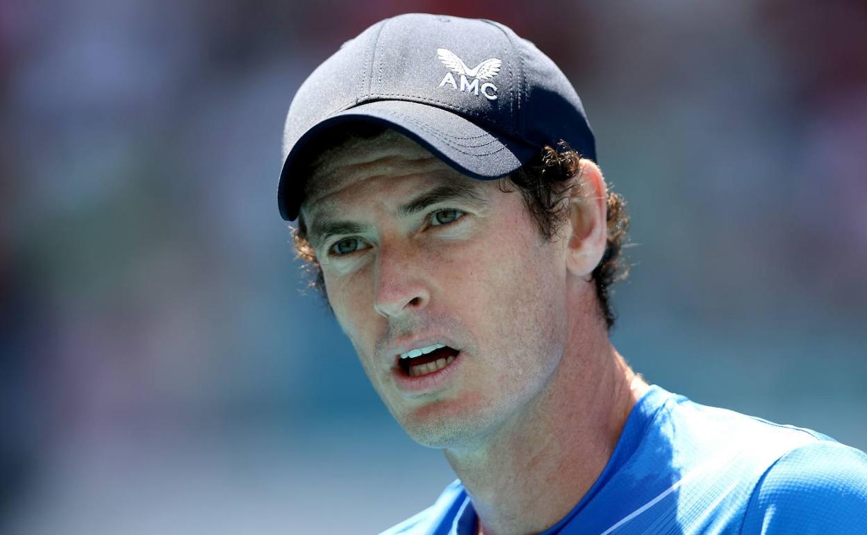 Andy Murray en el Miami Open.