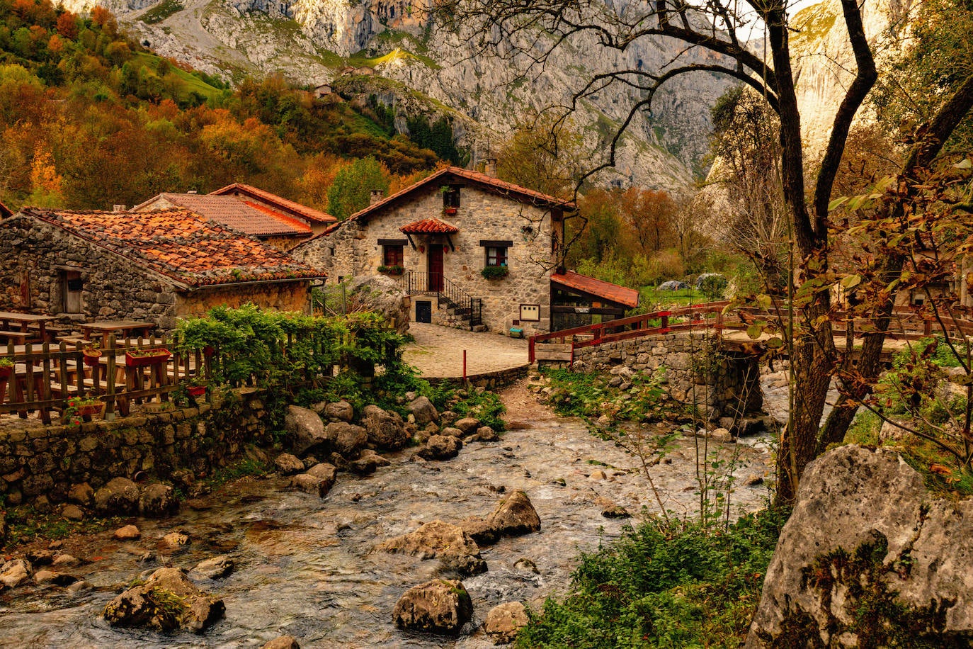 Bulnes, en Cabrales (Asturias)