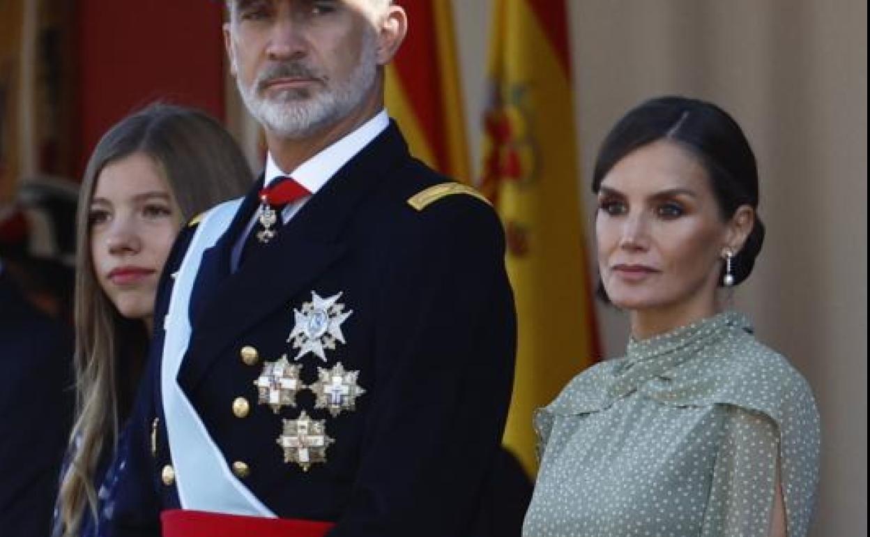 Los Reyes, durante el desfile. 