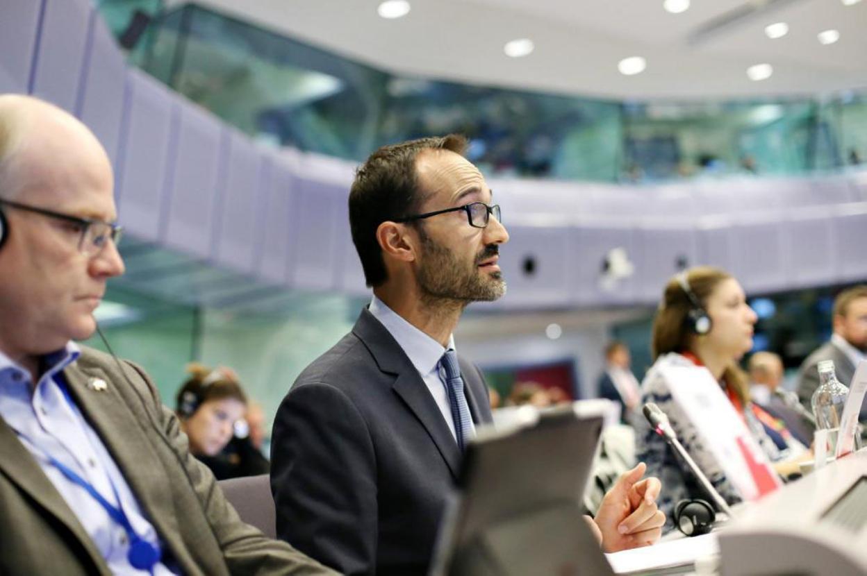 Javier Vila, en Bruselas. 