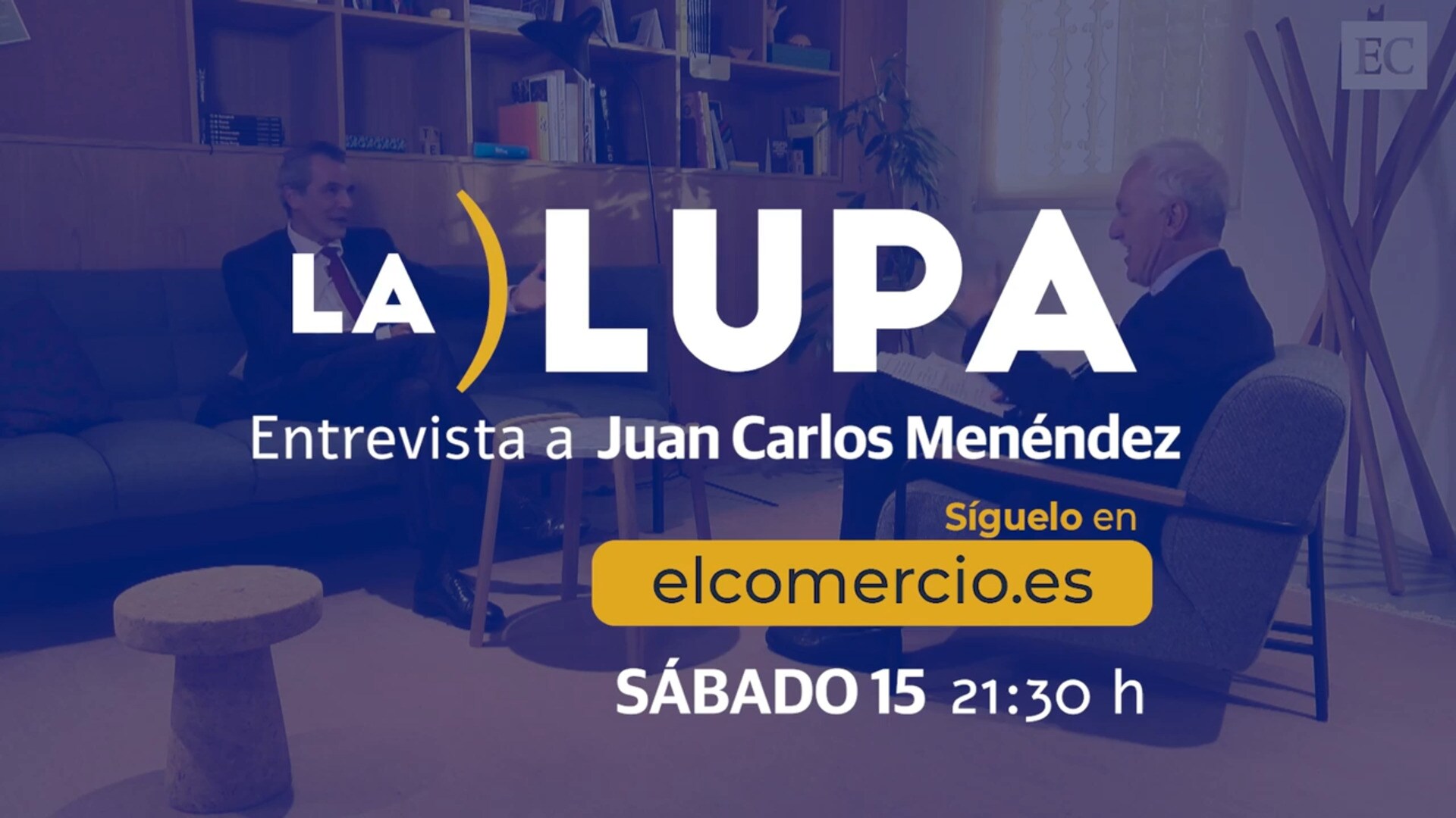 Juan Carlos Menéndez, este sábado en La Lupa