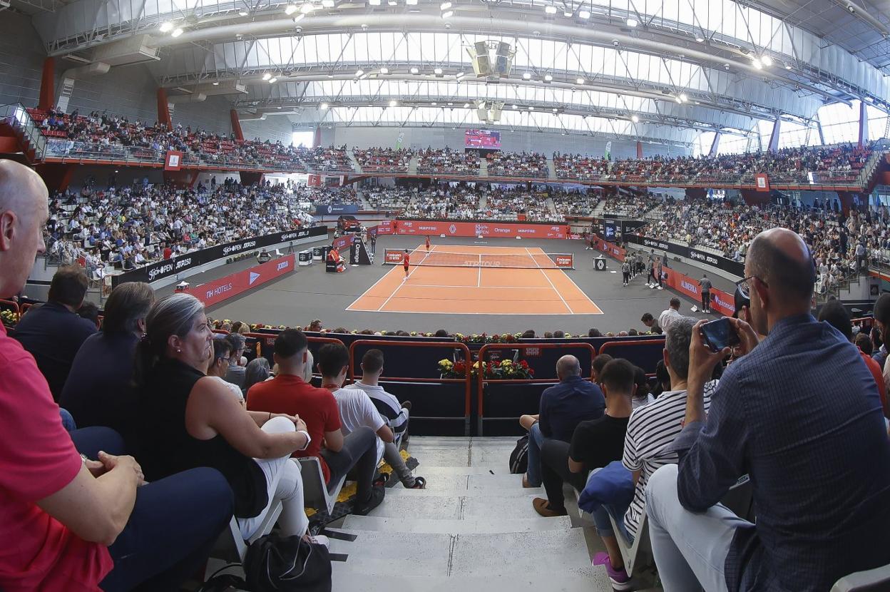 El Palacio de Deportes presentó la mejor de las imágenes durante el partido de Pablo Carreño. 