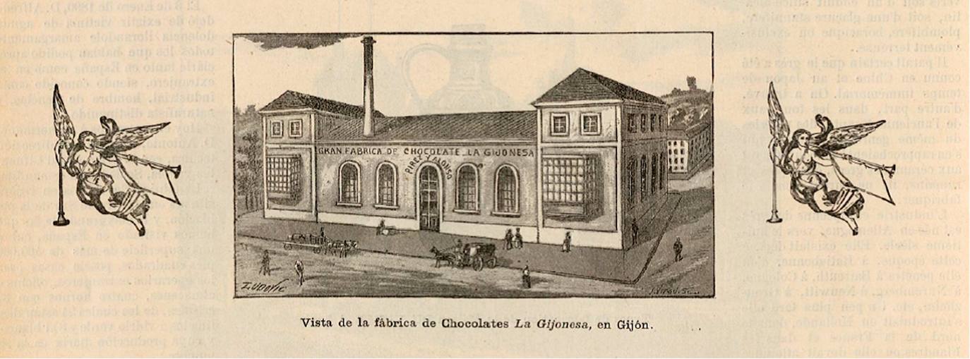 La fábrica de chocolates 'La Gijonesa'.