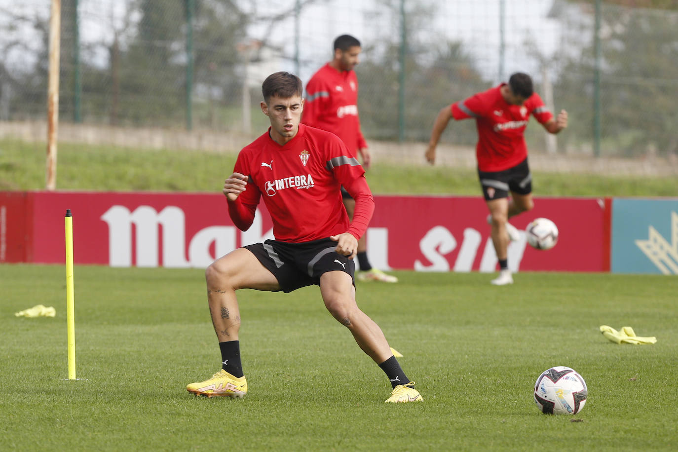 Fotos: Entrenamiento del Sporting (16-10-2022)
