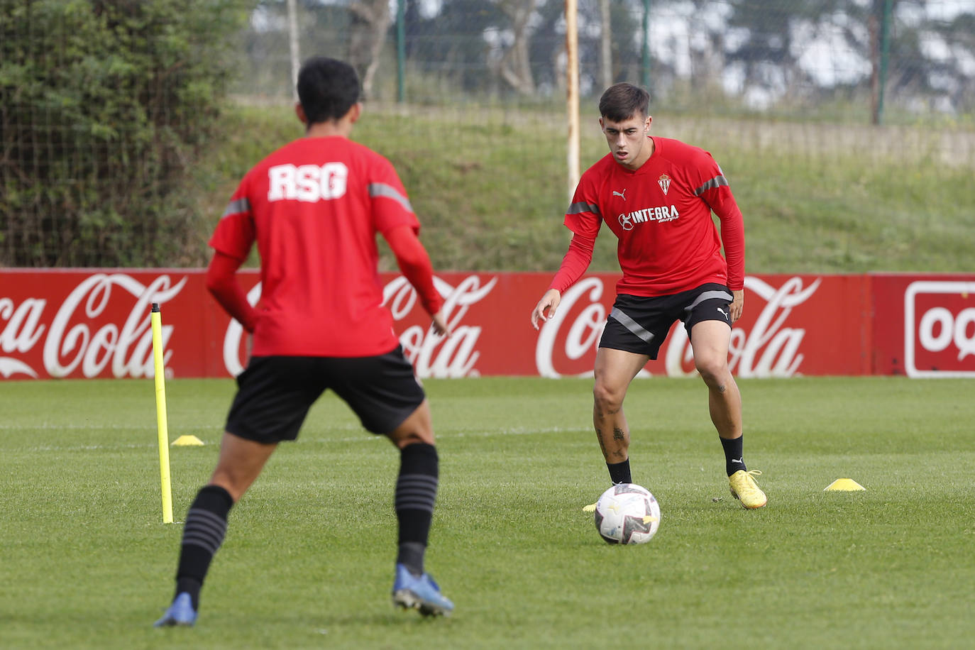 Fotos: Entrenamiento del Sporting (16-10-2022)