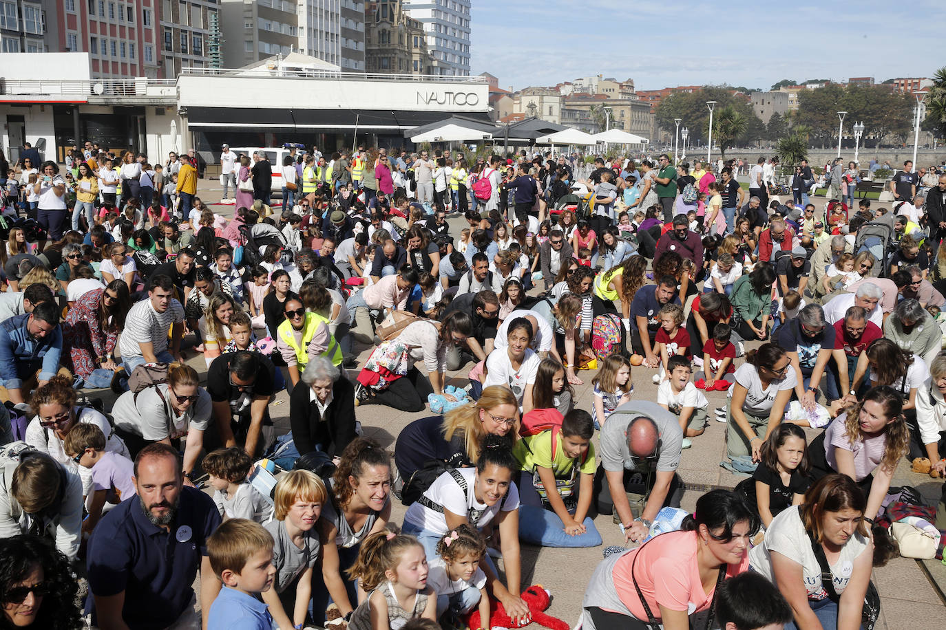 Fotos: Récord de reanimación simultánea en Gijón