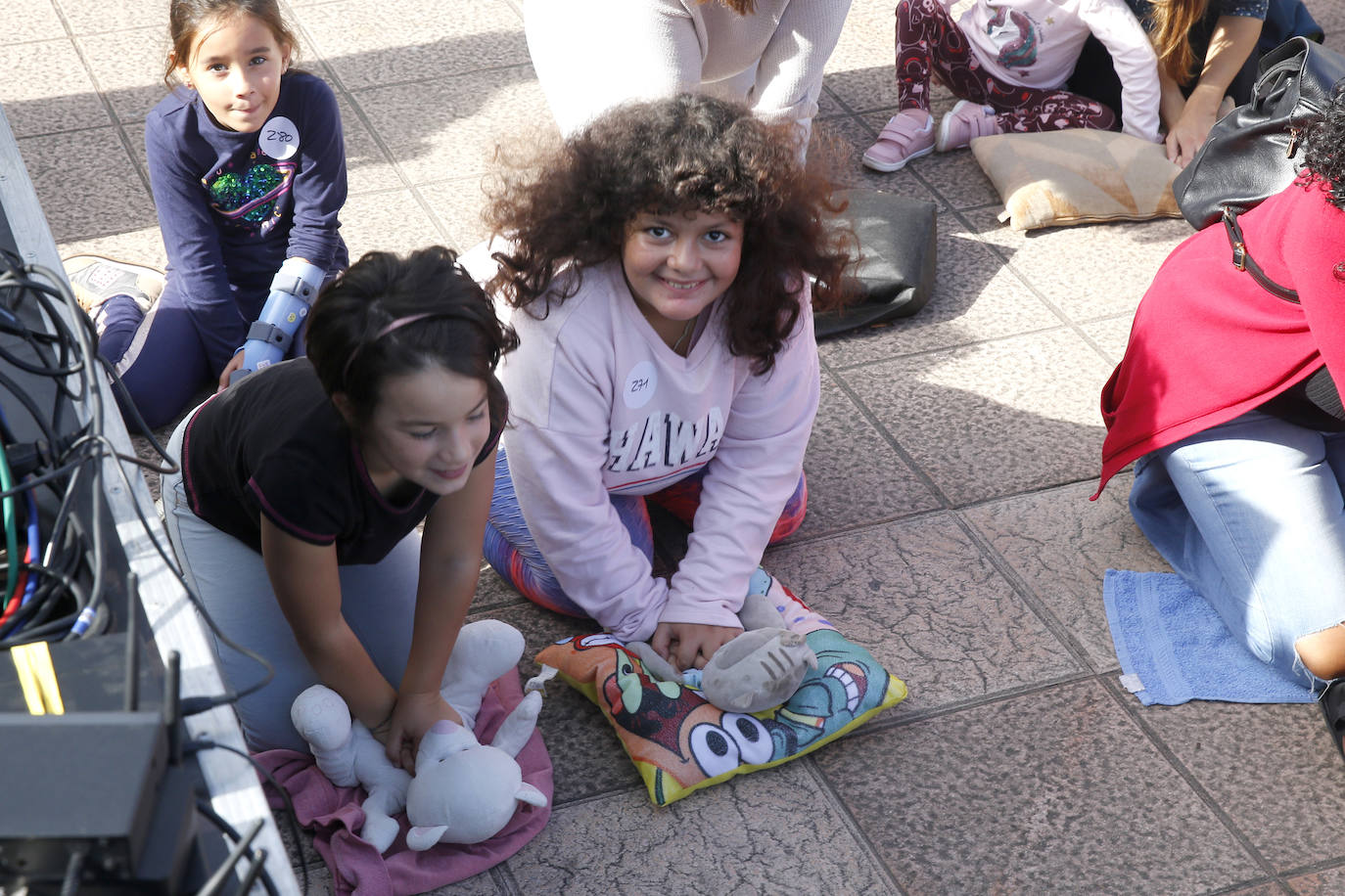 Fotos: Récord de reanimación simultánea en Gijón