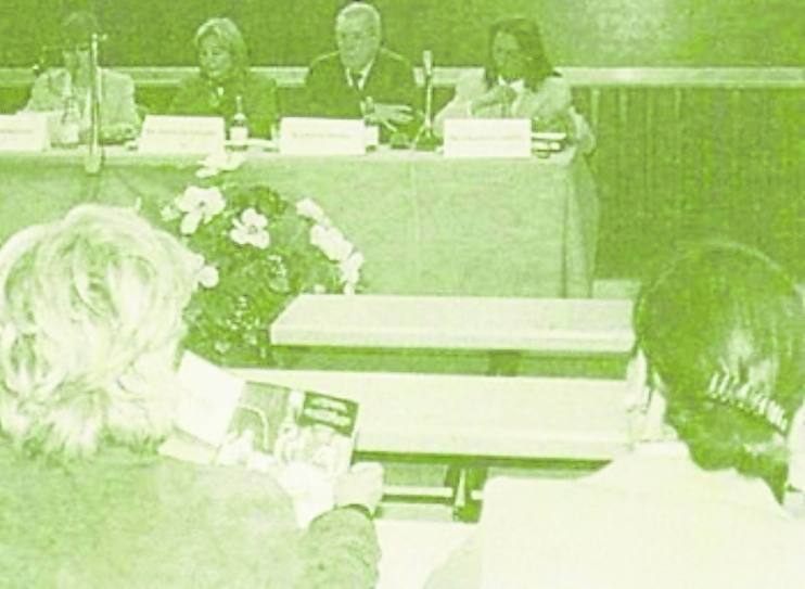 Luis Fariña, primero por la izquierda, en el Cuarteto Vocal Asturiano.