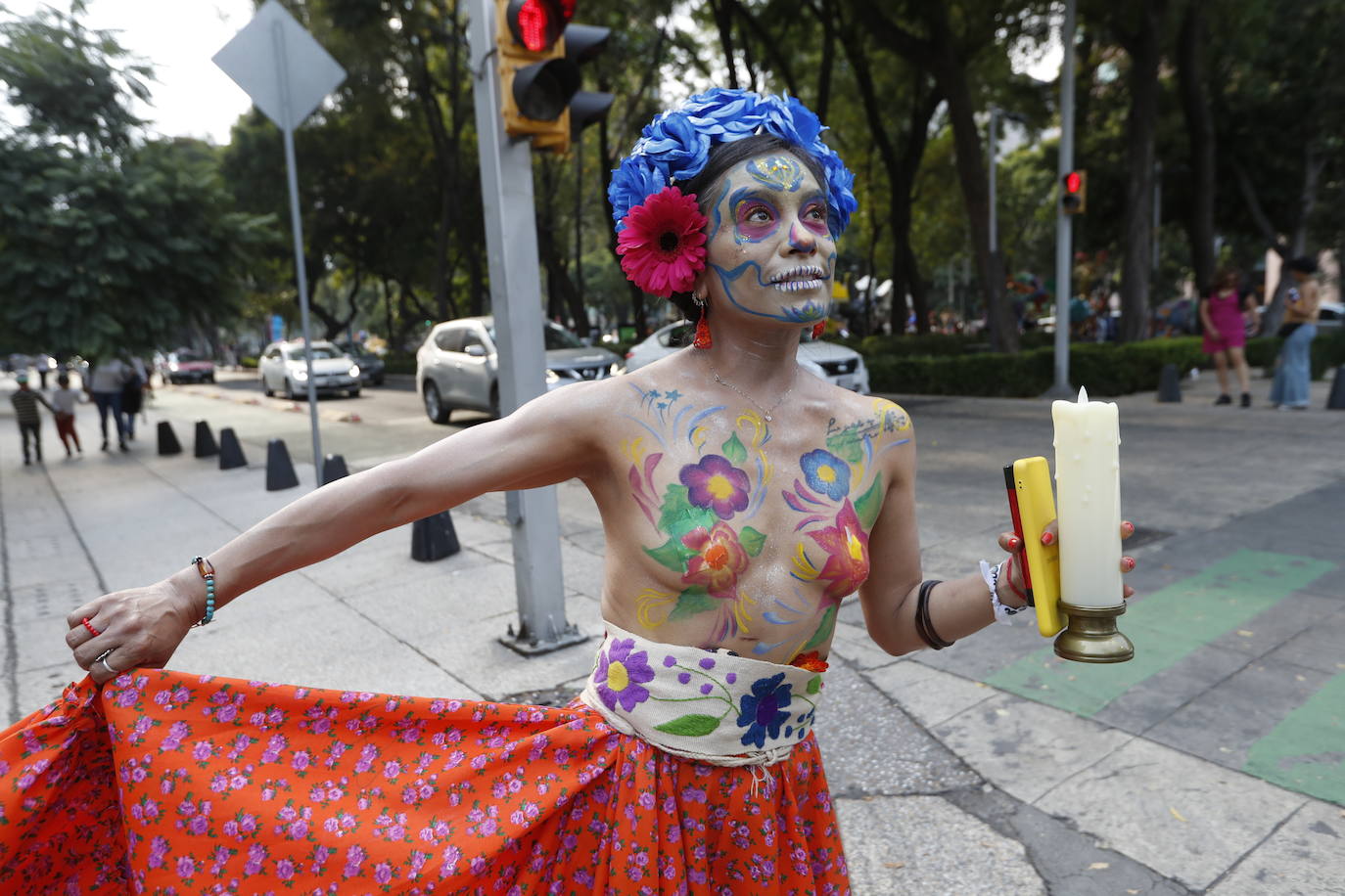 Fotos: Las espectaculares catrinas, el mayor ícono mexicano del Día de Muertos
