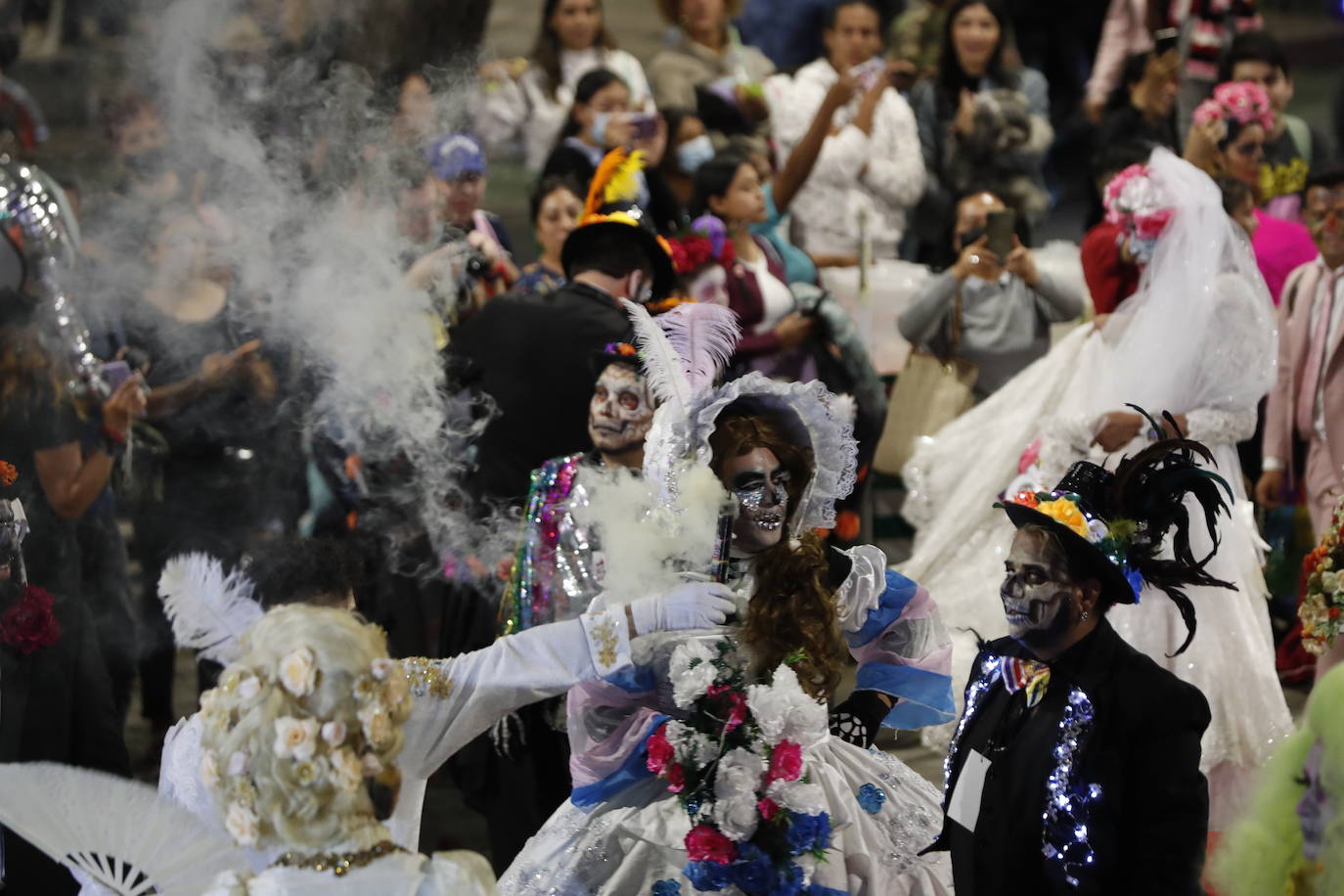 Fotos: Las espectaculares catrinas, el mayor ícono mexicano del Día de Muertos