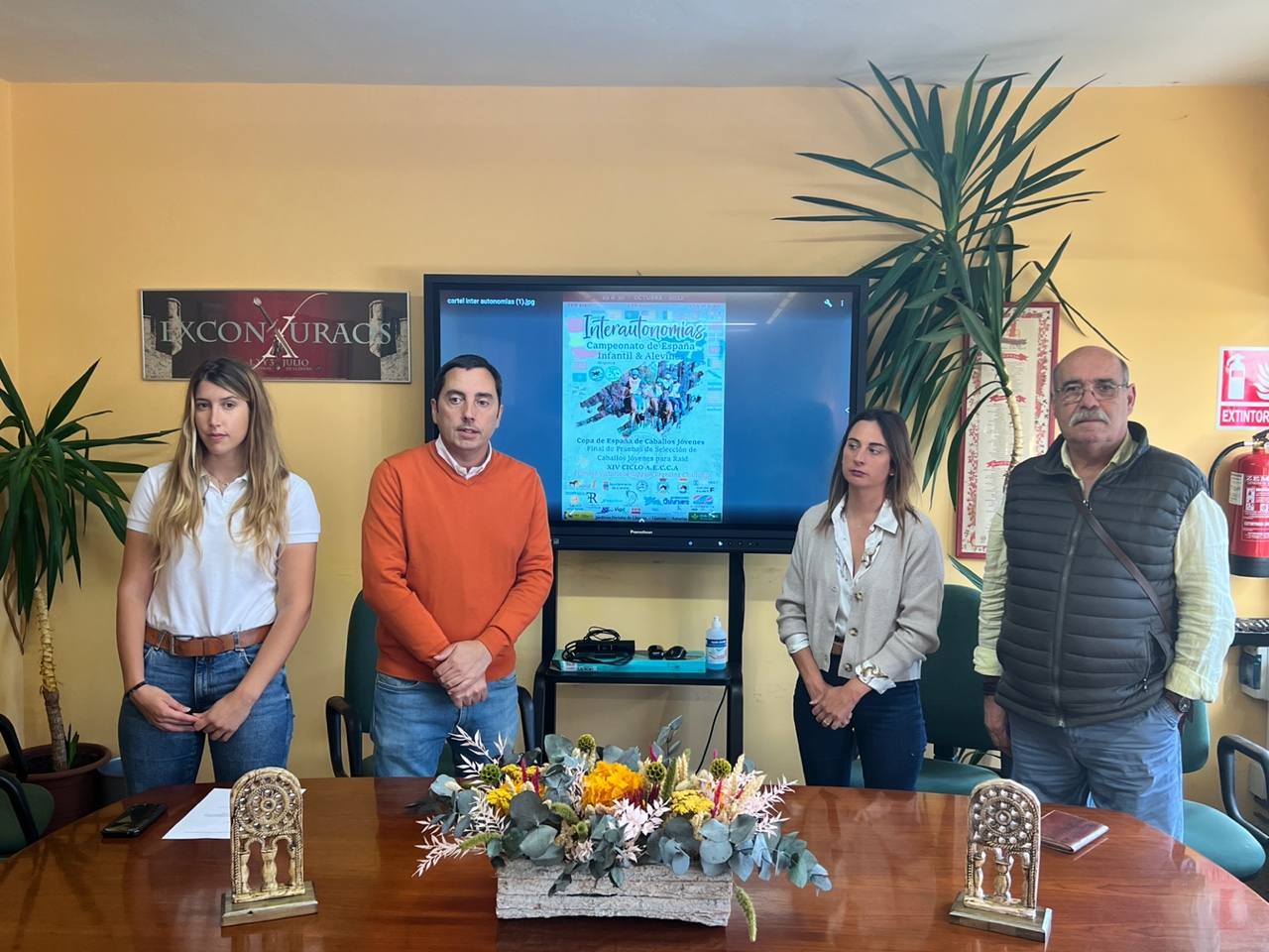 Selena González, Gerardo Sanz, Ana Palacios y Benjamín Díaz.