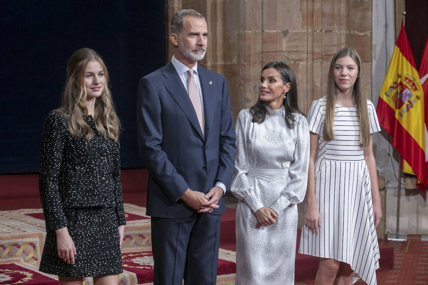 Fotos: Los estilismos de la Familia Real que conquistan Asturias