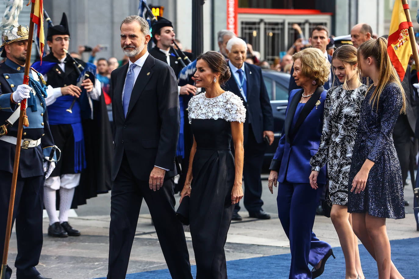 Fotos: Los estilismos de la Familia Real que conquistan Asturias