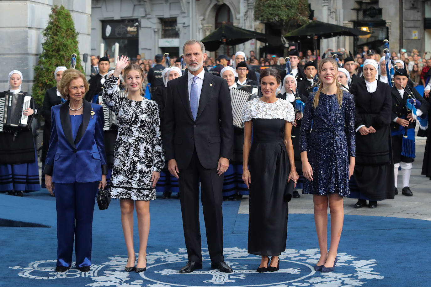 Fotos: Los estilismos de la Familia Real que conquistan Asturias