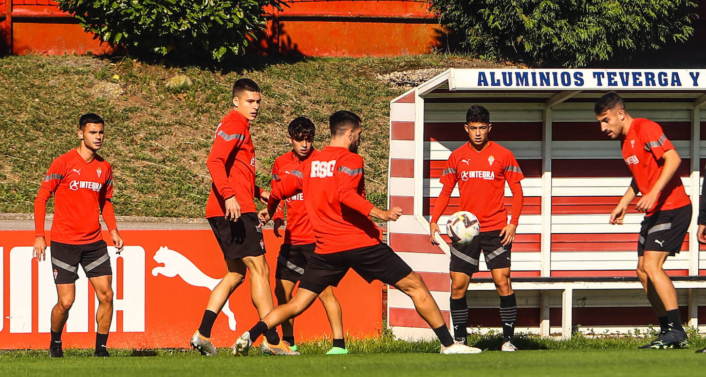 Fotos: Entrenamiento del Sporting (01/11/2022)