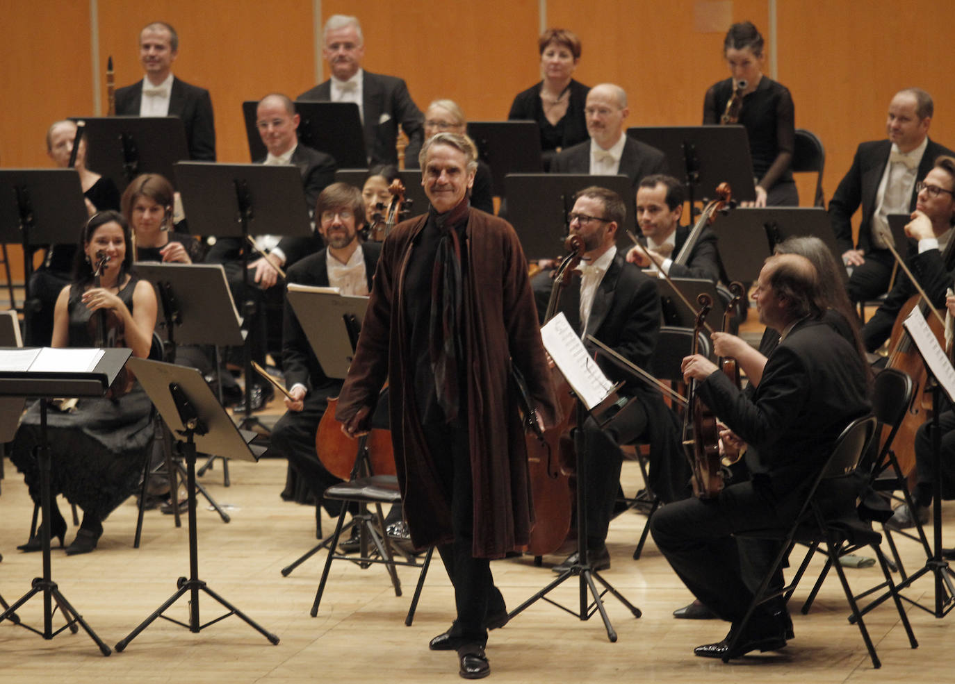 El actor británico visitó Asturias en enero de 2016. 