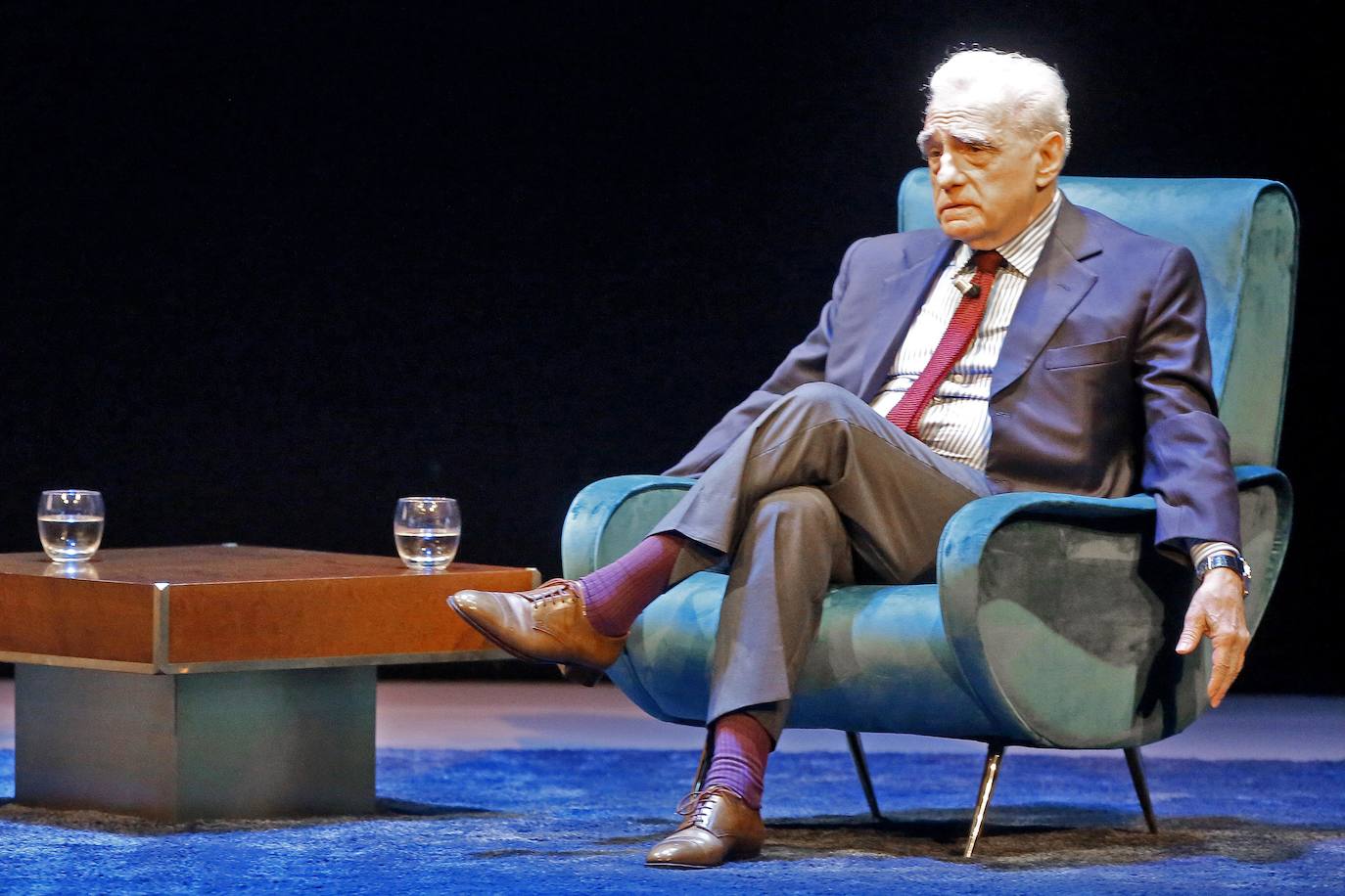 El director estadounidense acudió a Asturias en 2018 tras ser uno de los galardonados con los premios Príncesa de Asturias. En la imagen, participa en un encuentro con el público en el Teatro Jovellanos de Gijón.