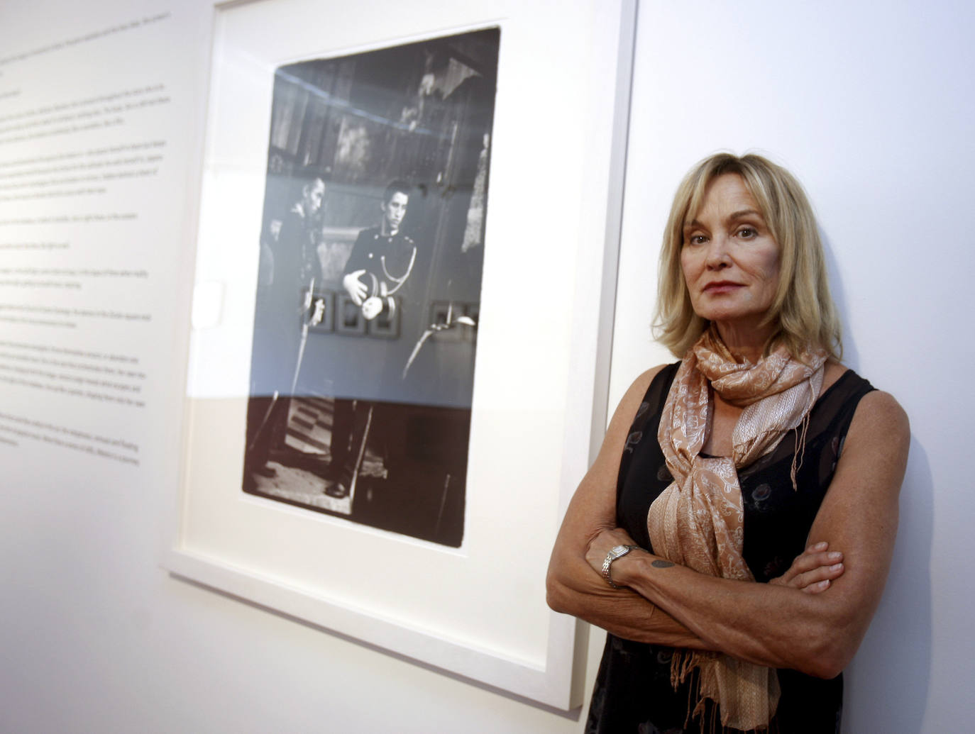 La actriz presentó su primera exposición fotográfica ('Unseen') en el Centro Niemeyer de Avilés, en septiembre de 2011.