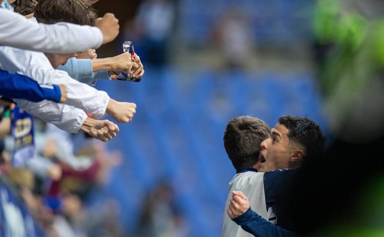 Real Oviedo: Hugo Rama: «Cervera me incide en que no puedo perder tantos balones»