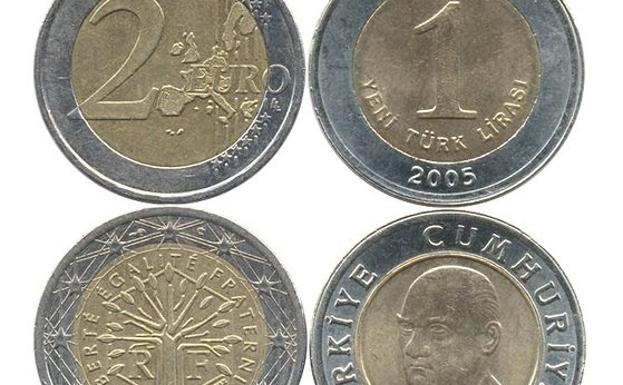 Vuelve el timo de la lira turca: revisa tus monedas de dos euros