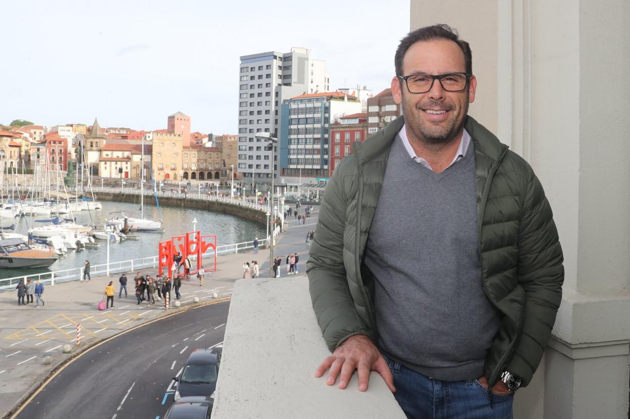 Luis Miguel Pérez, durante la visita que realizó a las dependencias de EL COMERCIO. 
