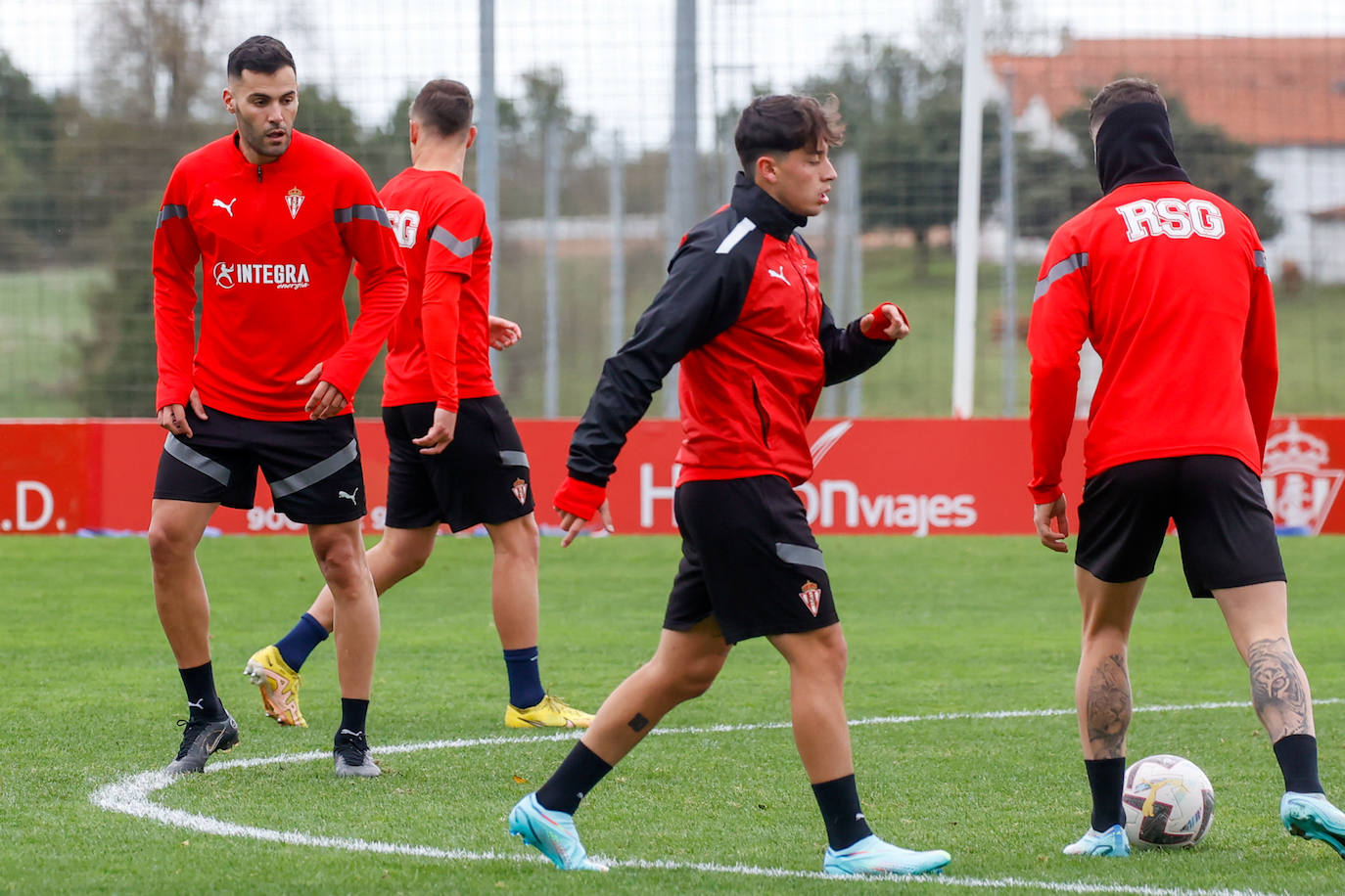 Fotos: Entrenamiento del Sporting (22/11/2022)