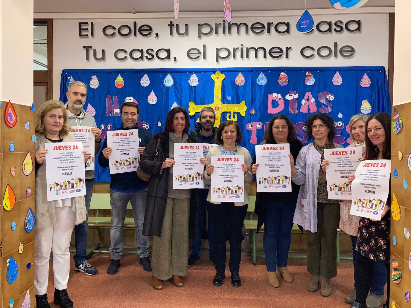 Fotos: Los profesores asturianos protestan por la aplicación de la LOMLOE