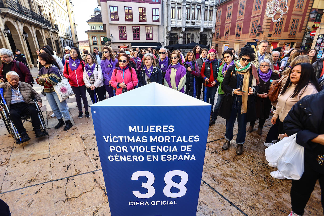 Fotos: Asturias se viste de morado contra la violencia de género