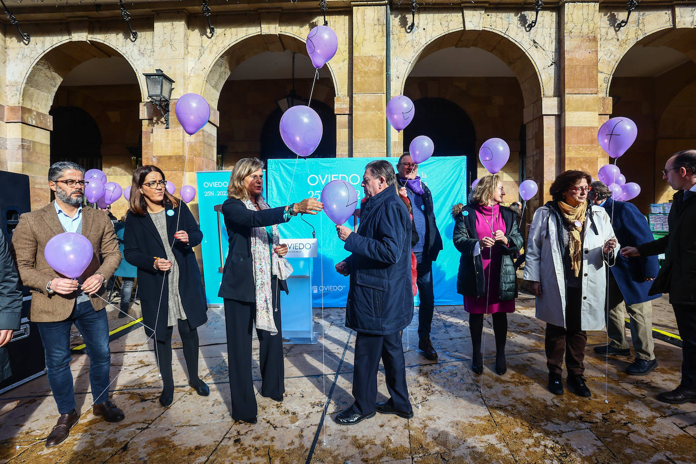 Fotos: Asturias se viste de morado contra la violencia de género