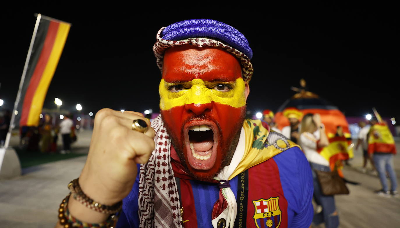 El duelo entre las aficiones