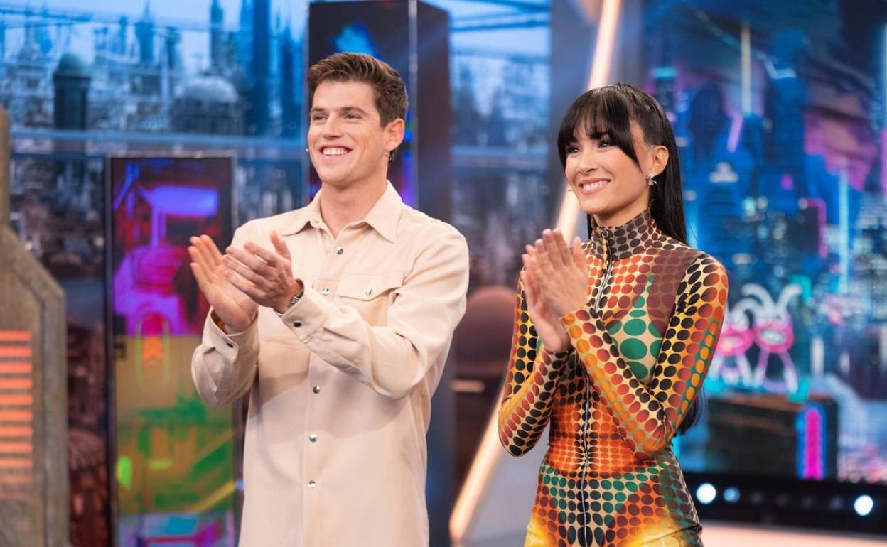 Miguel Bernardeau y Aitana visitan 'El Hormiguero 3.0'. 