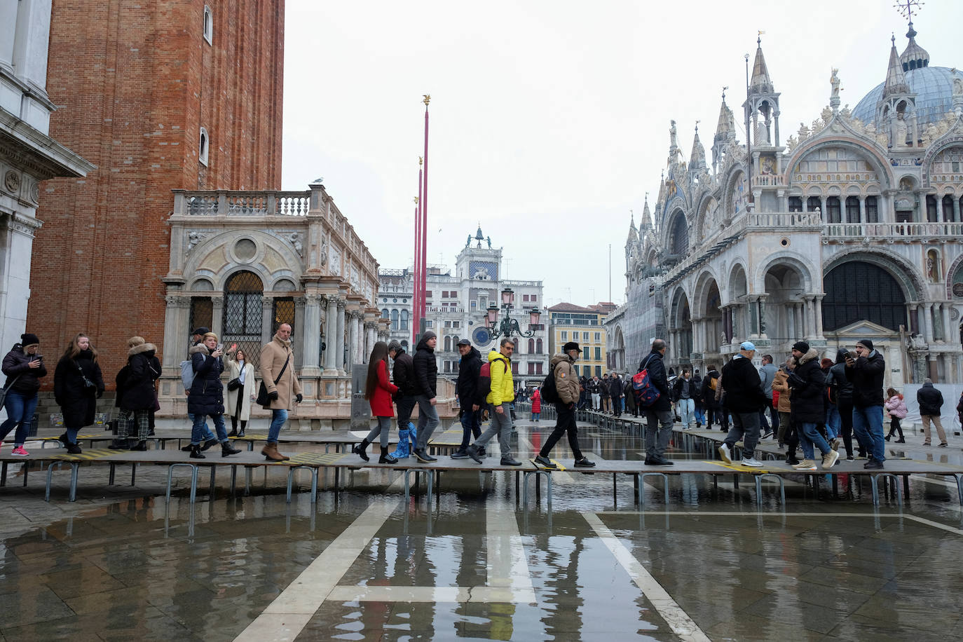 Fotos: Venecia inundada se protege frente a la &#039;Acqua alta&#039;