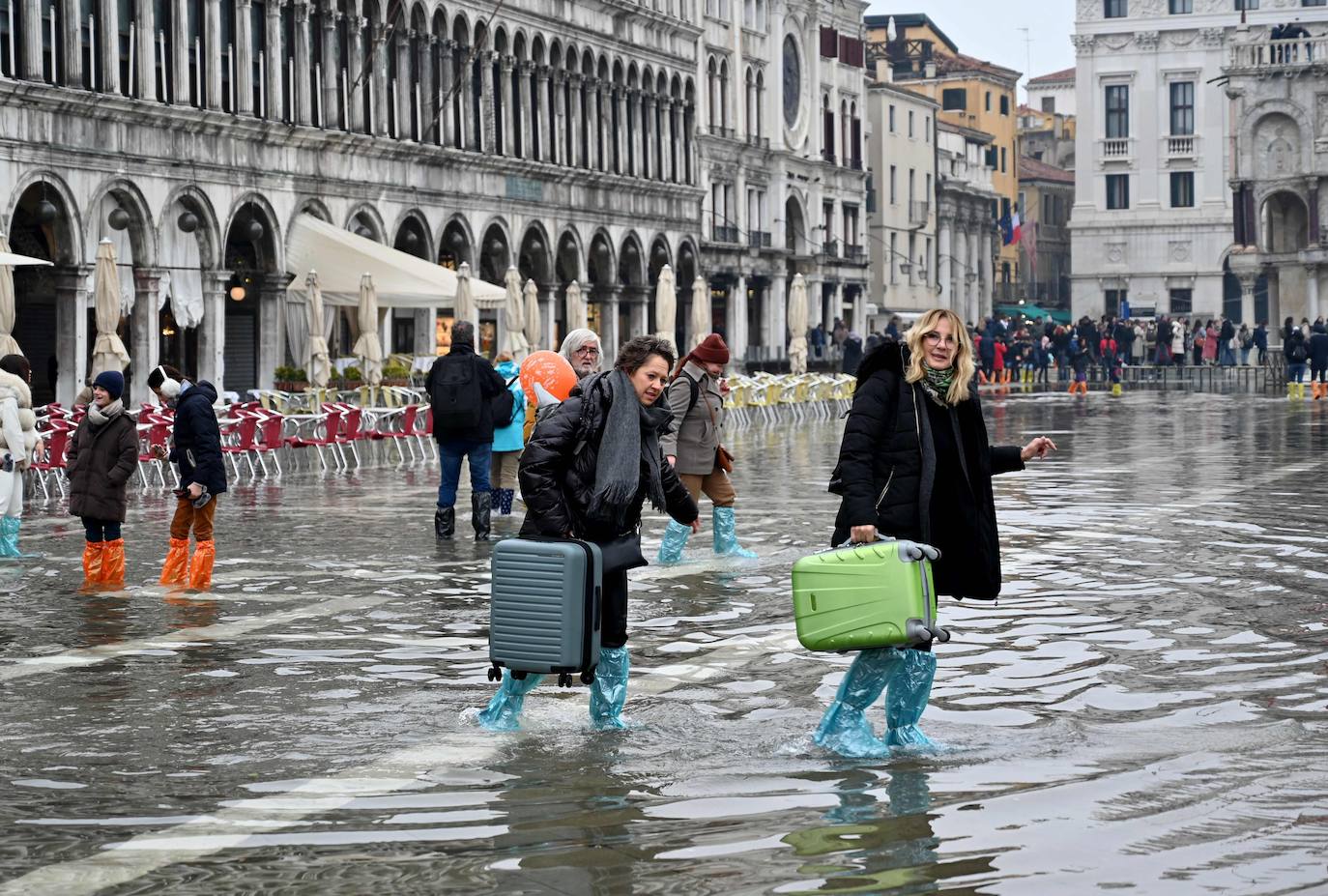 Fotos: Venecia inundada se protege frente a la &#039;Acqua alta&#039;