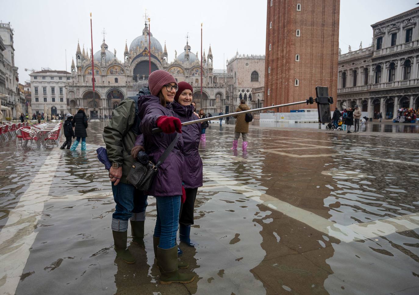 Fotos: Venecia inundada se protege frente a la &#039;Acqua alta&#039;