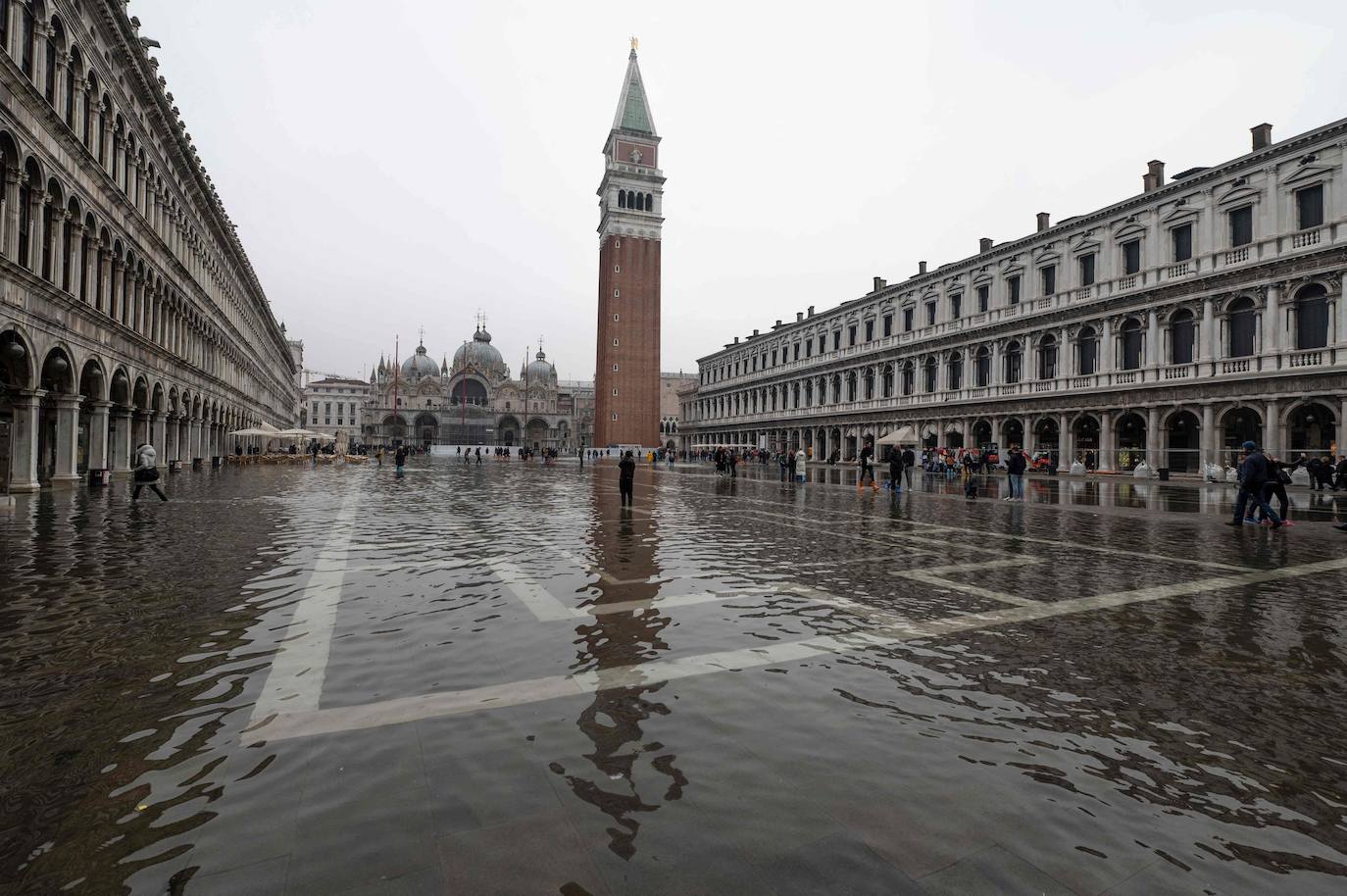 Fotos: Venecia inundada se protege frente a la &#039;Acqua alta&#039;