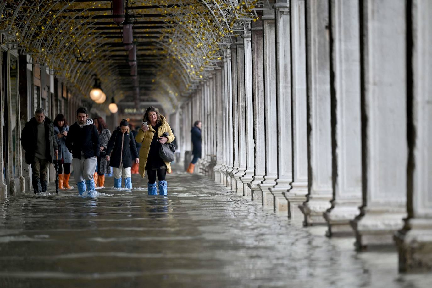 Fotos: Venecia inundada se protege frente a la &#039;Acqua alta&#039;