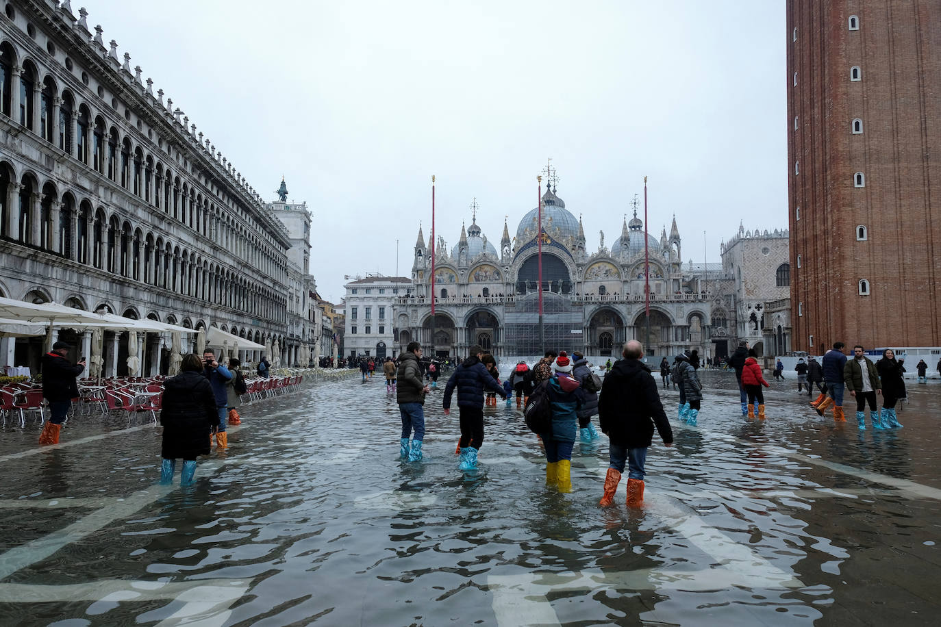 Fotos: Venecia inundada se protege frente a la &#039;Acqua alta&#039;