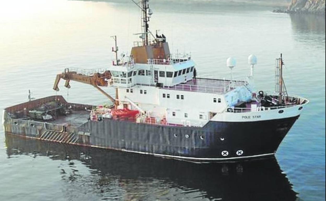 El actual 'NLV Pole Star', que será sustituido por el barco construido por Gondán.