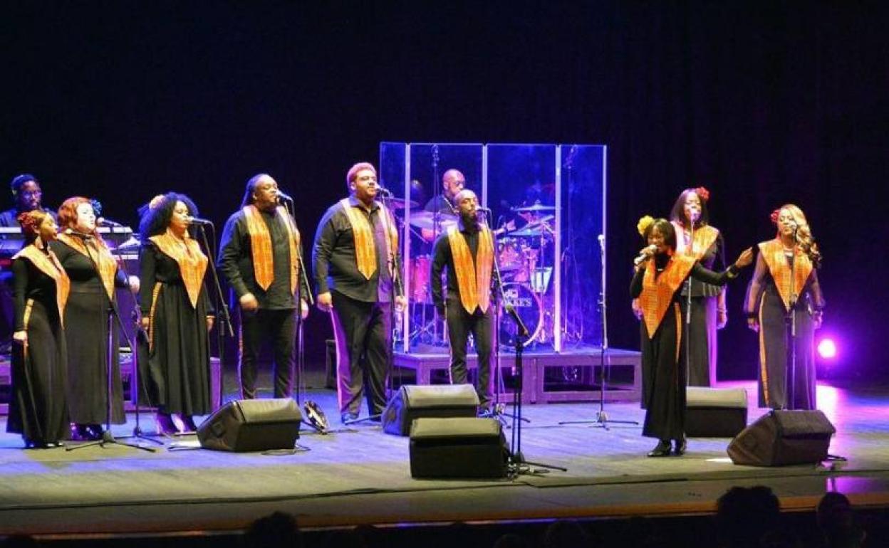 El grupo 'Harlem Gospel Choir' en una de sus actuaciones. 