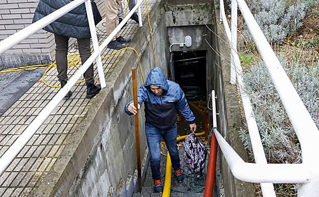 Galería. Las fuertes lluvias causan incidentes en Gijón