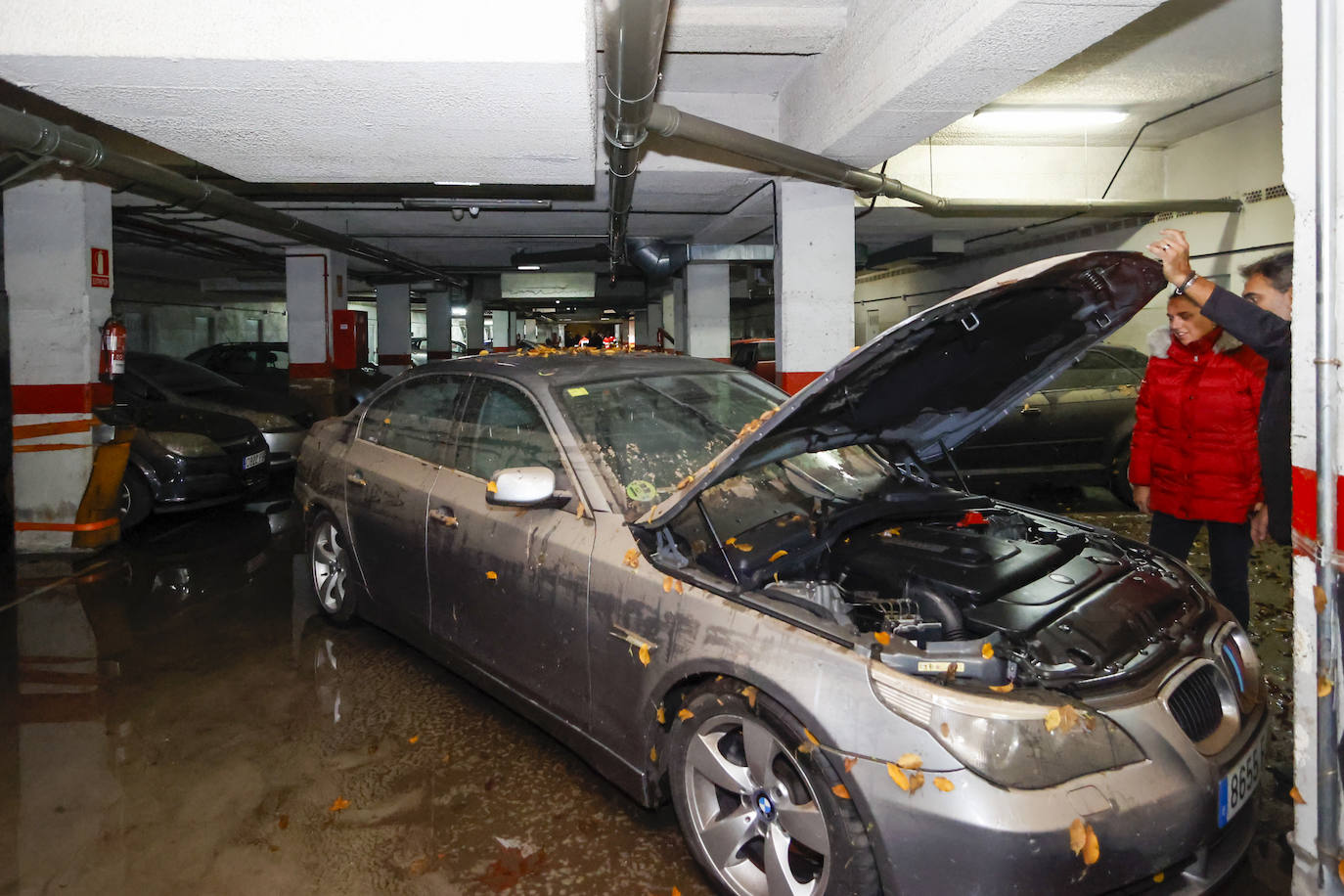 Fotos: Las fuertes lluvias causan incidentes en Gijón