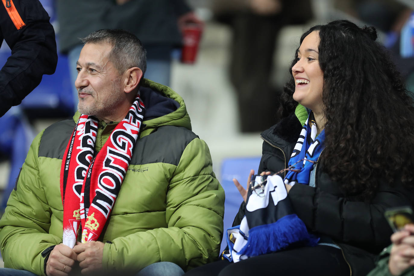 Fotos: ¿Estuviste en el derbi asturiano Real Oviedo - Sporting? ¡Búscate en el Tartiere!