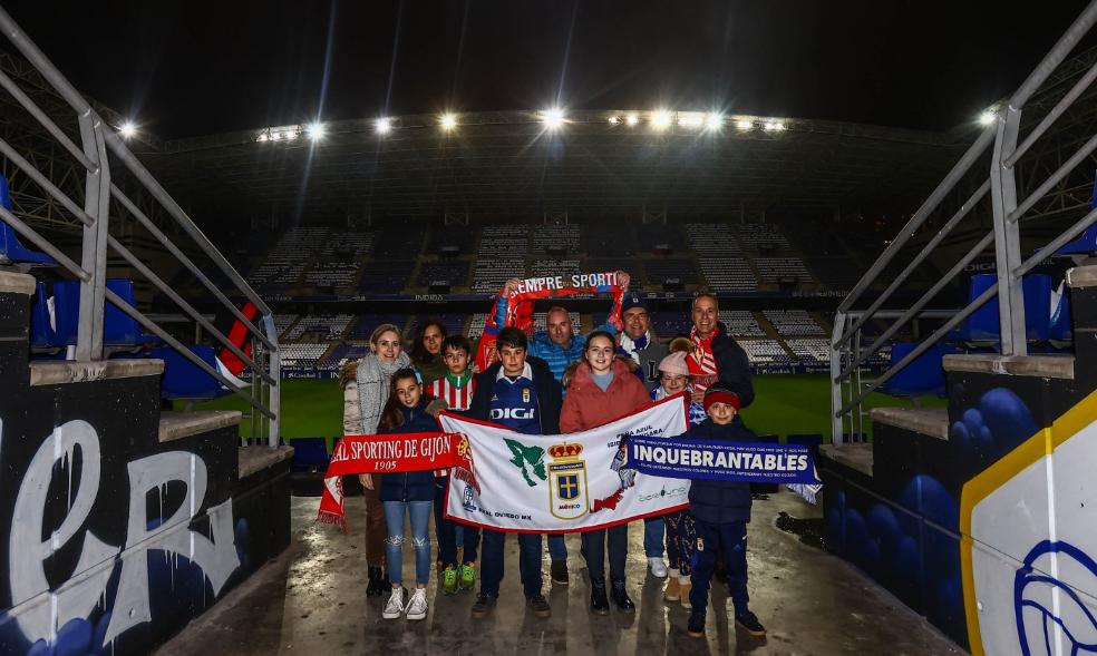 Desde México hasta Asturias para vivir el derbi como rivales