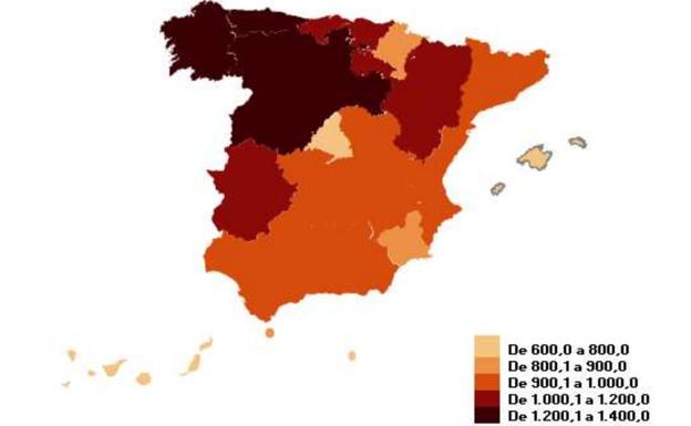 Asturias, a la cabeza en muertes por cáncer y problemas circulatorios