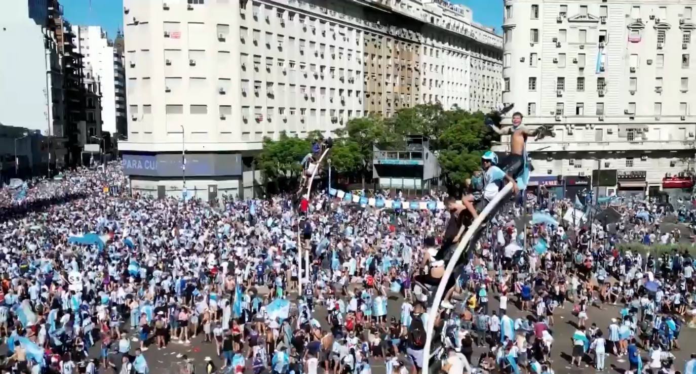 Fotos: Las imágenes más icónicas de la celebración de Argentina