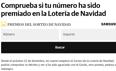 Comprueba si tu número ha sido premiado en la Lotería de Navidad